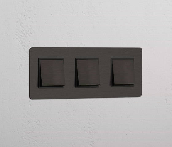 Triple 3x Rocker Switch | Two-way switches | Corston Architectural Detail