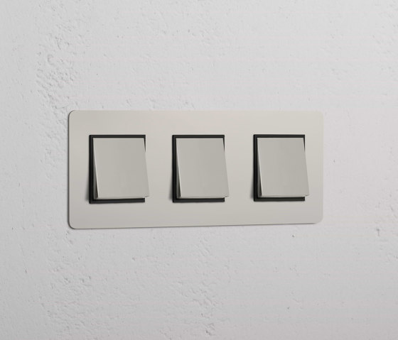 Triple 3x Rocker Switch | Two-way switches | Corston Architectural Detail