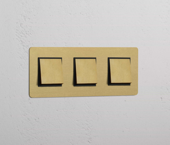 Triple 3x Rocker Switch | Two-way switches | Corston Architectural Detail