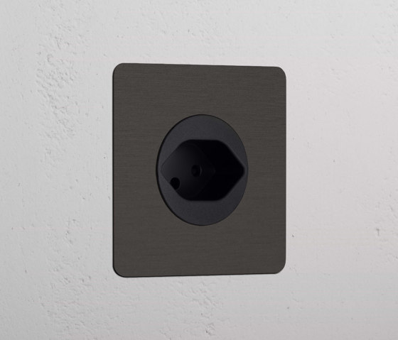 Single Swiss Module Round | Swiss sockets | Corston Architectural Detail