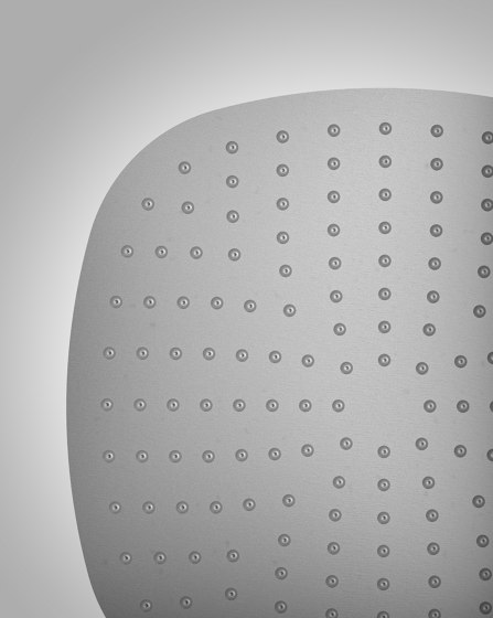 Super | Shower head with anti-limescale nozzles, non-inspectable | Shower controls | Quadrodesign