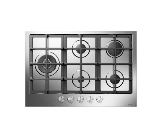 Professional Plus | 75 cm stainless steel gas hob 5 burners | Placas de cocina | ILVE