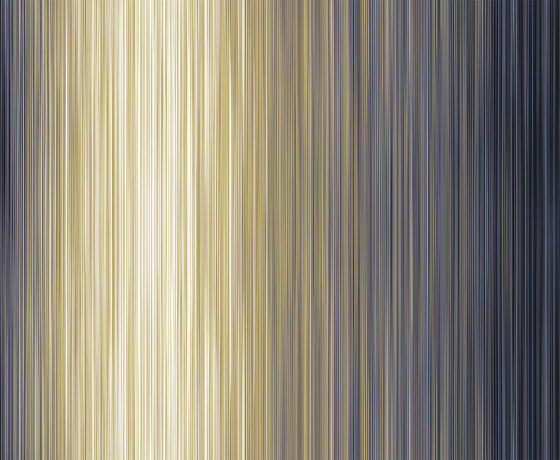 Stripes Gold-Blue | Wandbeläge / Tapeten | k'moor