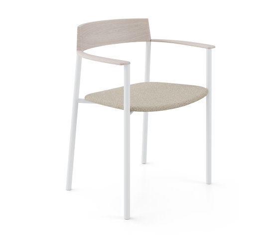 Perxa chair with upholstered seat | Sedie | viccarbe