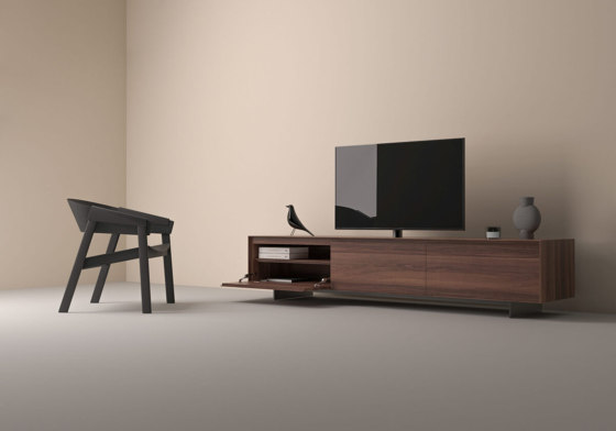 Desio TV sideboard Walnut | Aparadores | Kluskens Meubelcreaties