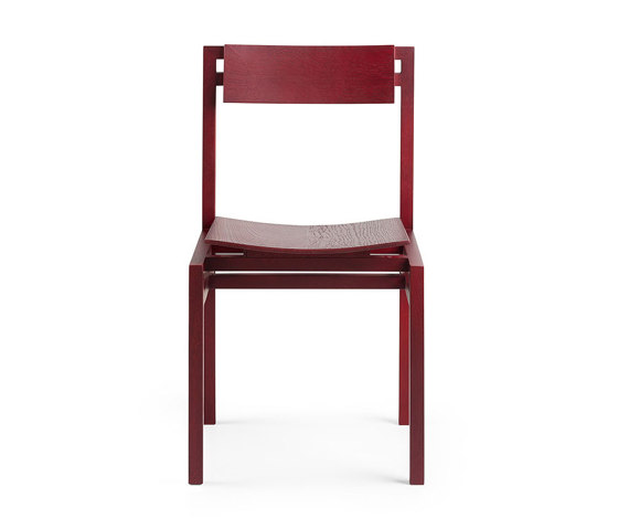 Haus Chair Oak Red | Sillas | Kluskens Meubelcreaties