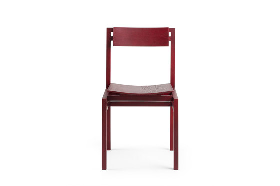 Haus Chair Oak Red | Sillas | Kluskens Meubelcreaties