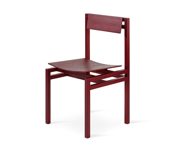 Haus Chair Oak Red | Sillas | Kluskens Meubelcreaties