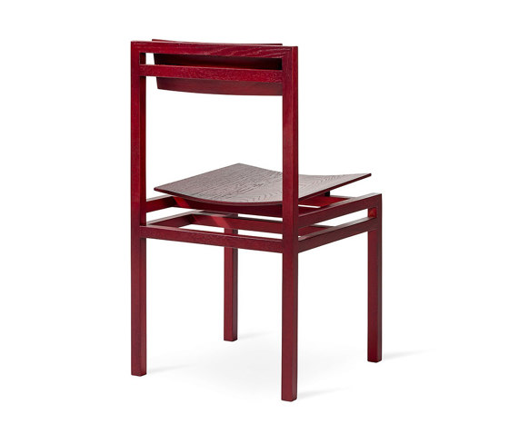 Haus Chair Oak Red | Sillas | Kluskens Meubelcreaties