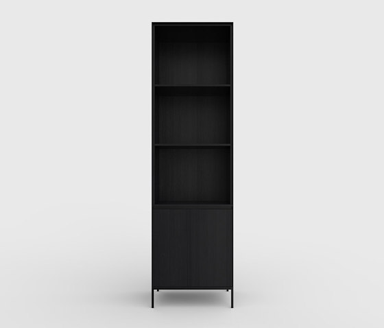 Yale cabinet Oak Black | Armarios | Kluskens Meubelcreaties