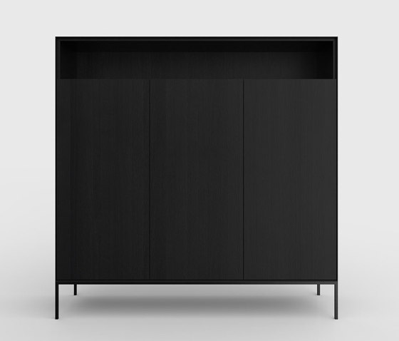 Yale cabinet Oak Black | Armadi | Kluskens Meubelcreaties