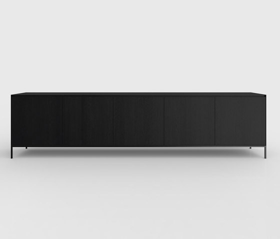 Yale Sideboard Eiche Schwarz | Sideboards / Kommoden | Kluskens Meubelcreaties