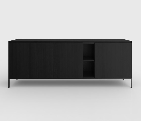 Yale Sideboard Eiche Schwarz | Sideboards / Kommoden | Kluskens Meubelcreaties