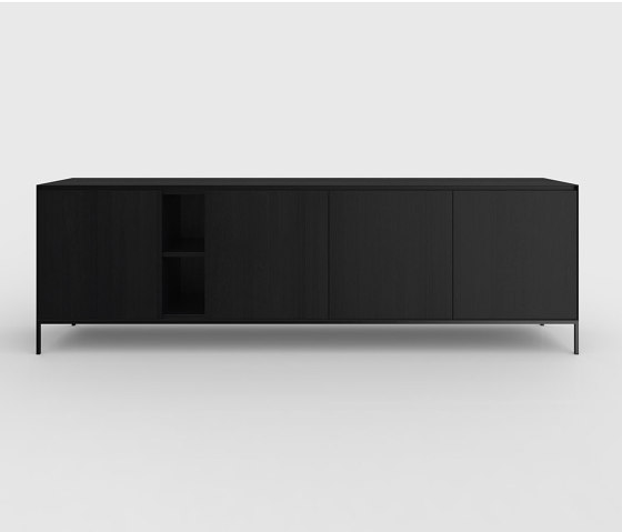 Yale Sideboard Eiche Schwarz | Sideboards / Kommoden | Kluskens Meubelcreaties