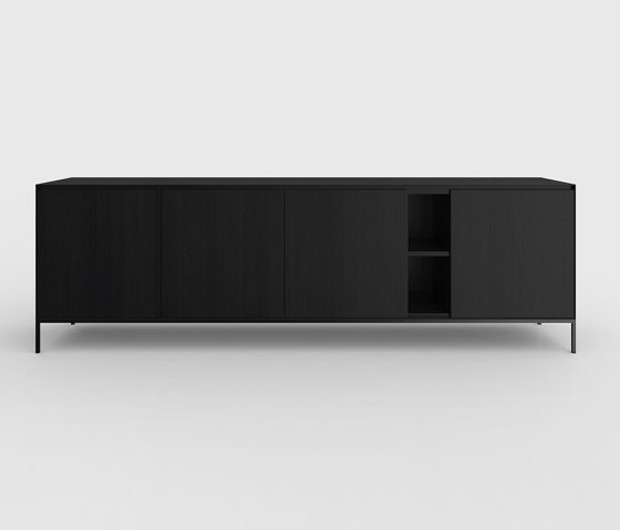 Yale Sideboard Eiche Schwarz | Sideboards / Kommoden | Kluskens Meubelcreaties