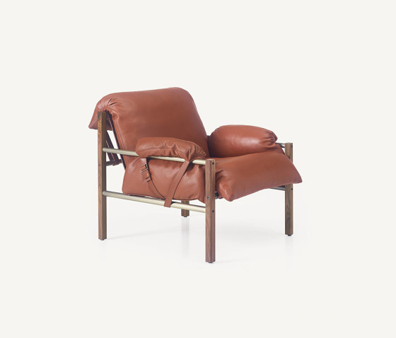 Sling Club Chair and Ottoman | Armchairs | BassamFellows