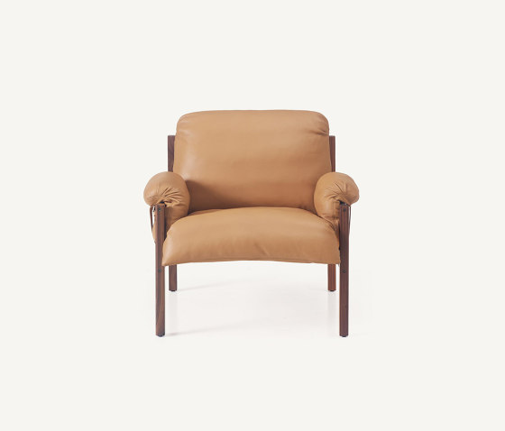 Sling Club Chair and Ottoman | Poltrone | BassamFellows