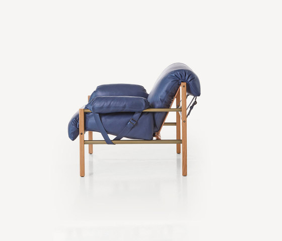 Sling Club Chair and Ottoman | Poltrone | BassamFellows