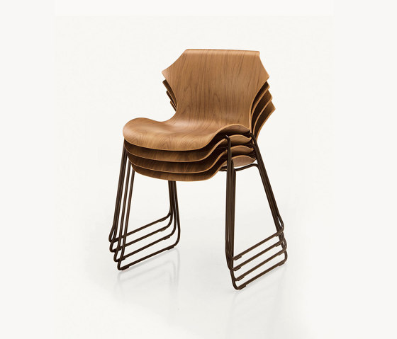 Petal Chair Sled Base | Chairs | BassamFellows