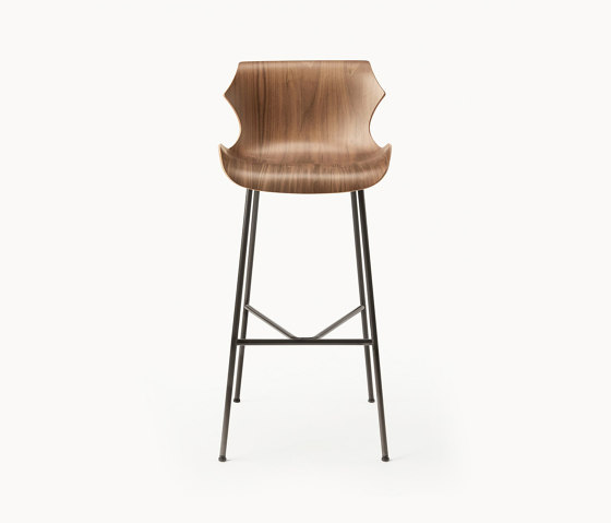 Petal Stools Metal Base | Taburetes de bar | BassamFellows