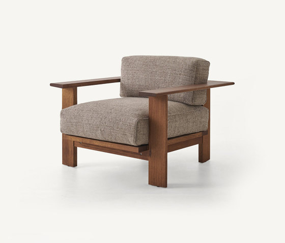 Rail Lounge Chairs and Ottoman | Armchairs | BassamFellows