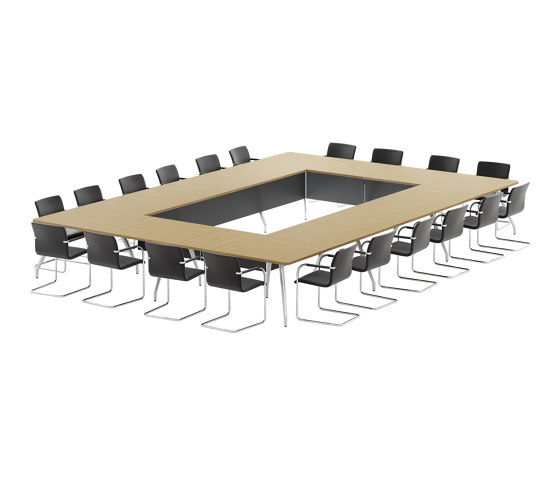 A 1750 Square | Contract tables | Gebrüder T 1819