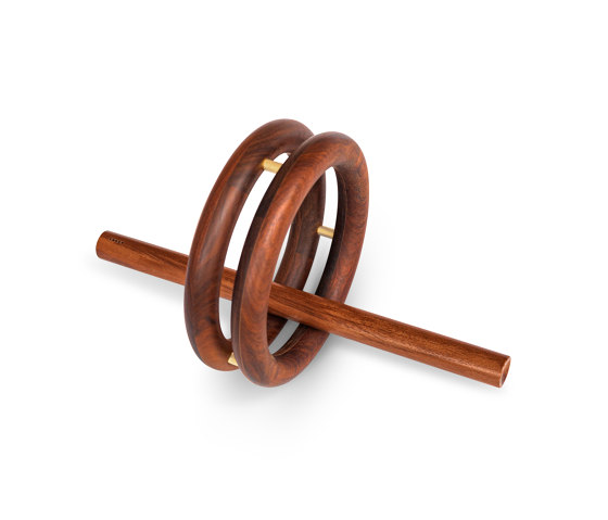 Abdominal Roller in American Walnut | Fitness Hilfsmittel | kenko 