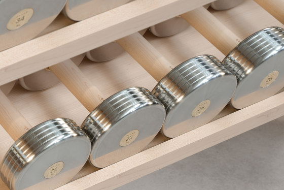 CLASSIC Dumbbell Rack in Canadian Maple | Attrezzi fitness | kenko 