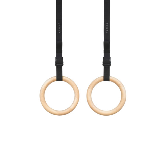 Gym Rings in Canadian Maple | Attrezzi fitness | kenko 