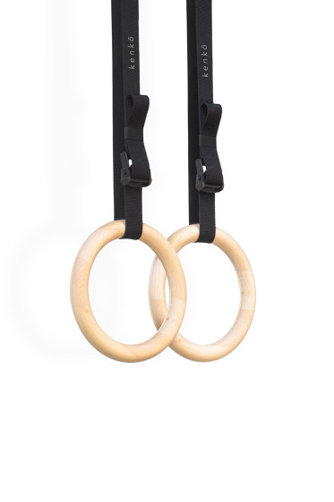 Gym Rings in Canadian Maple | Attrezzi fitness | kenko 