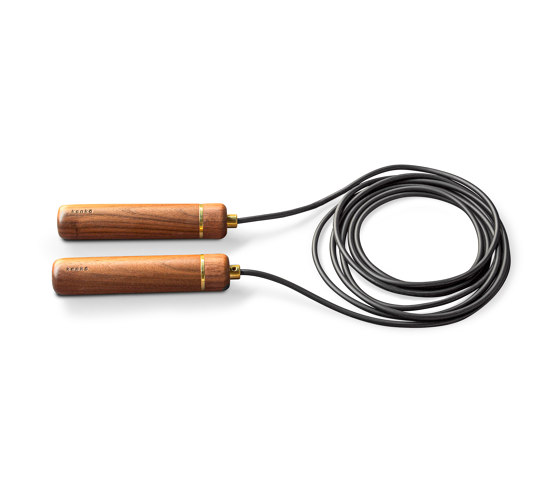 Skipping Rope in American Walnut | Attrezzi fitness | kenko 