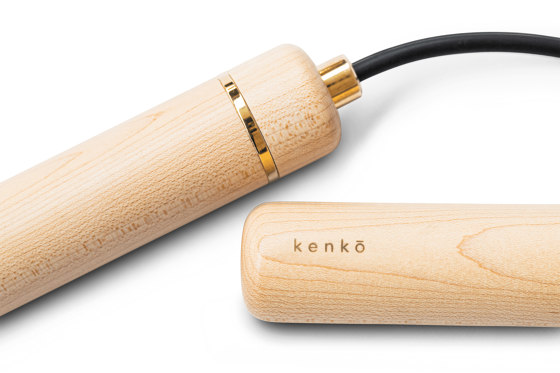 Skipping Rope in Canadian Maple | Attrezzi fitness | kenko 