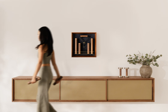 Wall Set M in American Walnut | Attrezzi fitness | kenko 