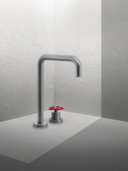 AW/PIPE Aboutwater Boffi e Fantini | Mitigeur lavabo 2 trous | Robinetterie pour lavabo | Fantini