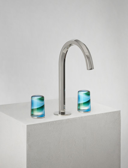 Venezia by Venini | 3-hole washbasin mixer | Wash basin taps | Fantini