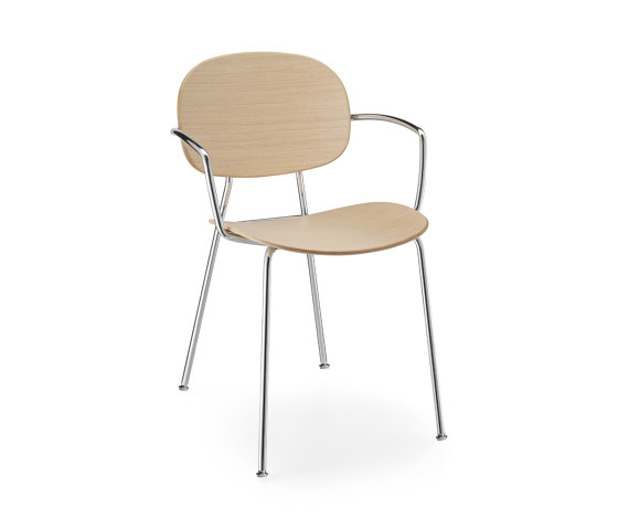 Tondina 4 legs with arms | Chaises | Infiniti