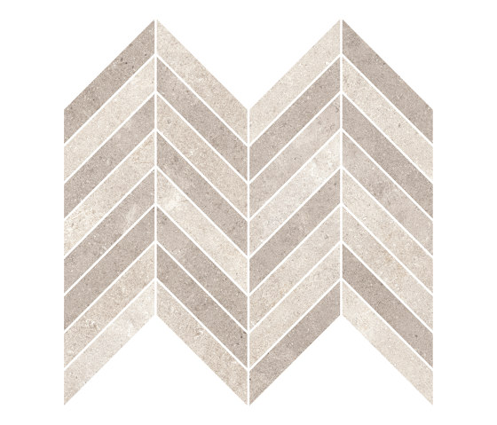 Coquille Chaud Mosaico Chevron | Ceramic tiles | Refin