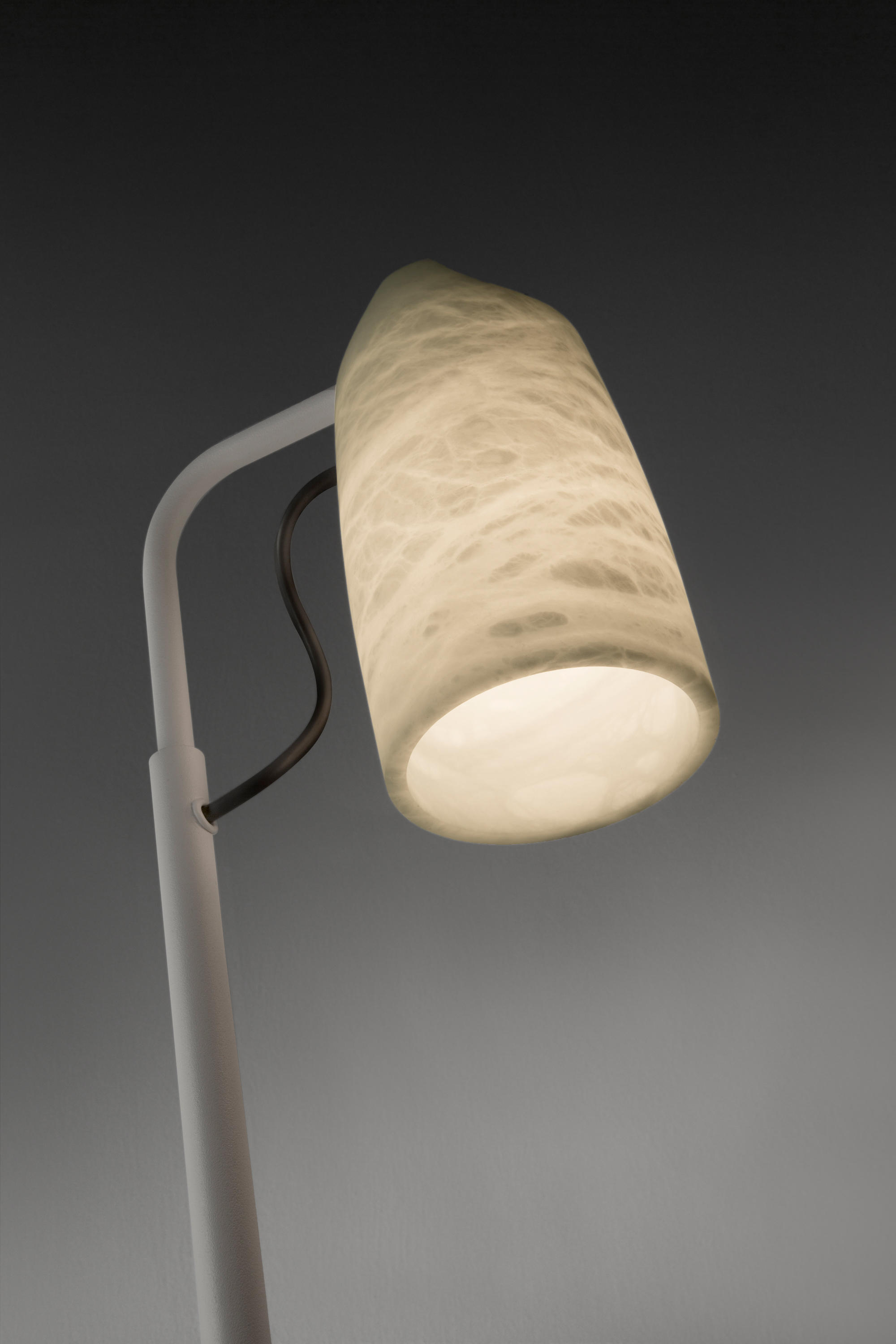 Paros Alabaster Designer Furniture, Alabaster Floor Lamp Shade