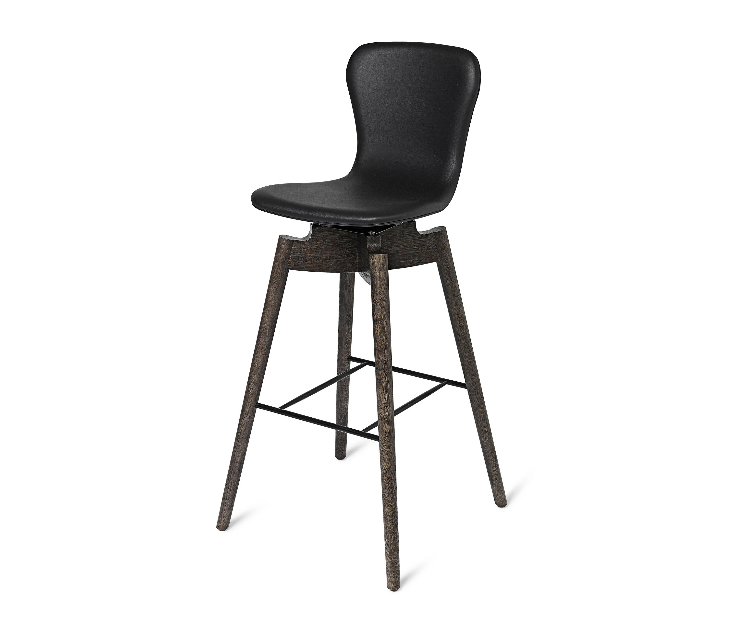 grey shell bar stool