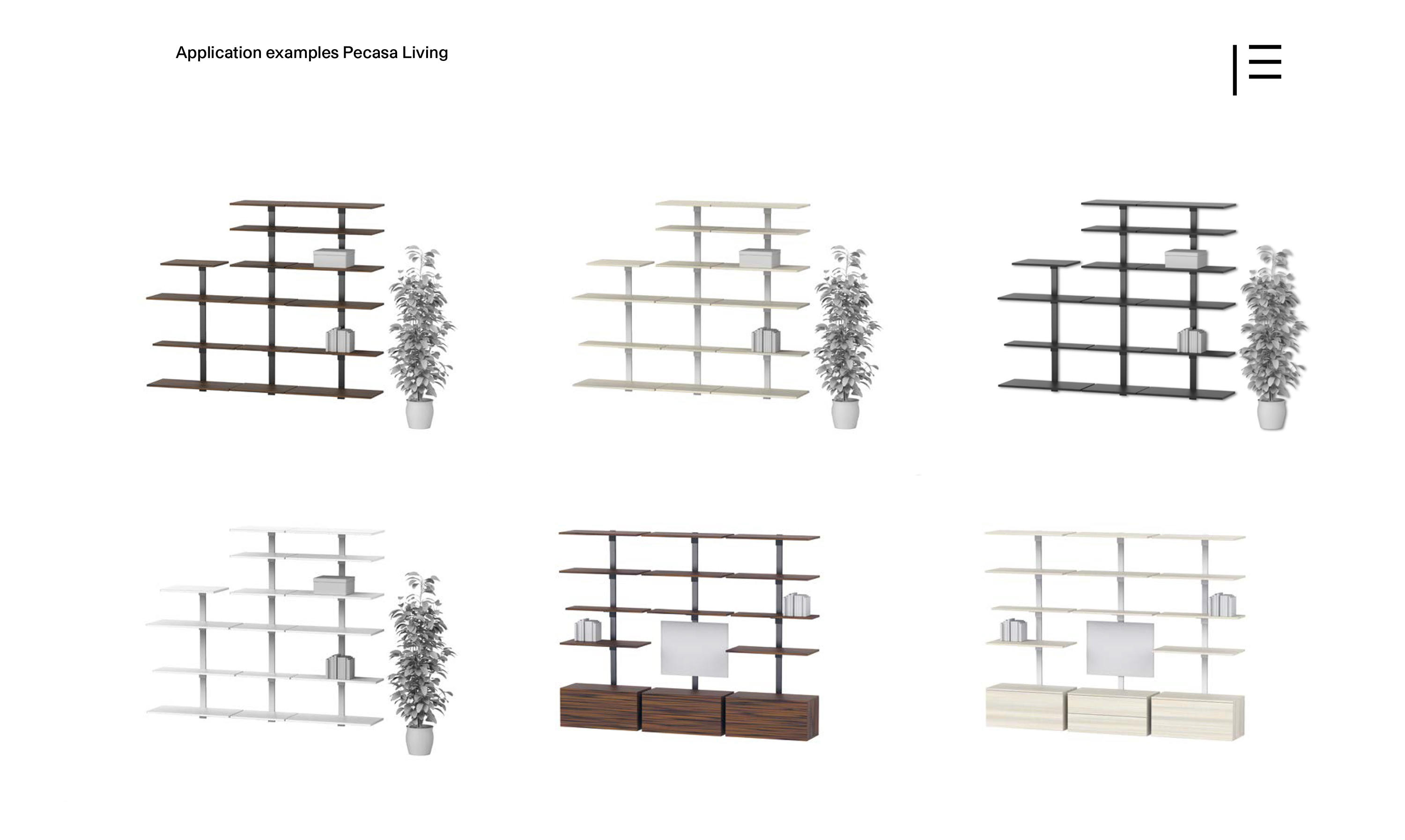 PECASA LIVING Shelving from pekasystem Architonic