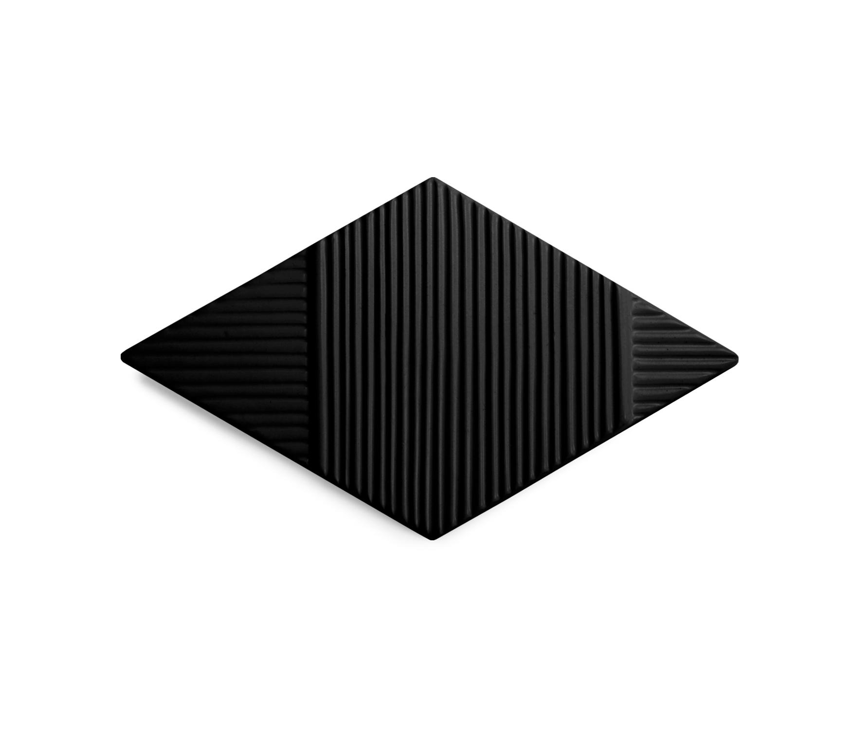 Fliesen Trennmatte TUA STRIPES BLACK MATTE Keramik Fliesen von Mambo