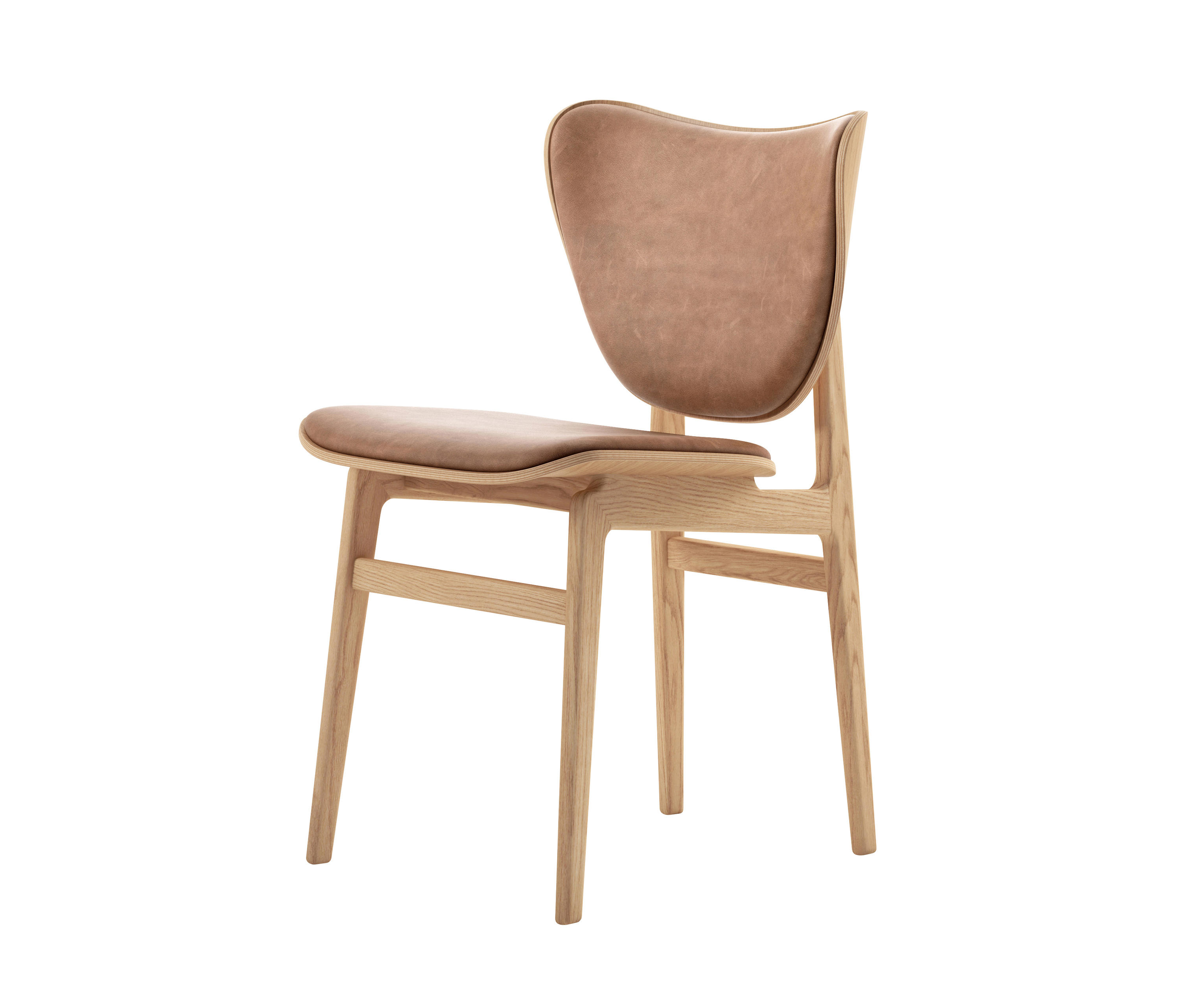 Elephant Dining Chair, Natural / Vintage Leather Camel 21004 Architonic
