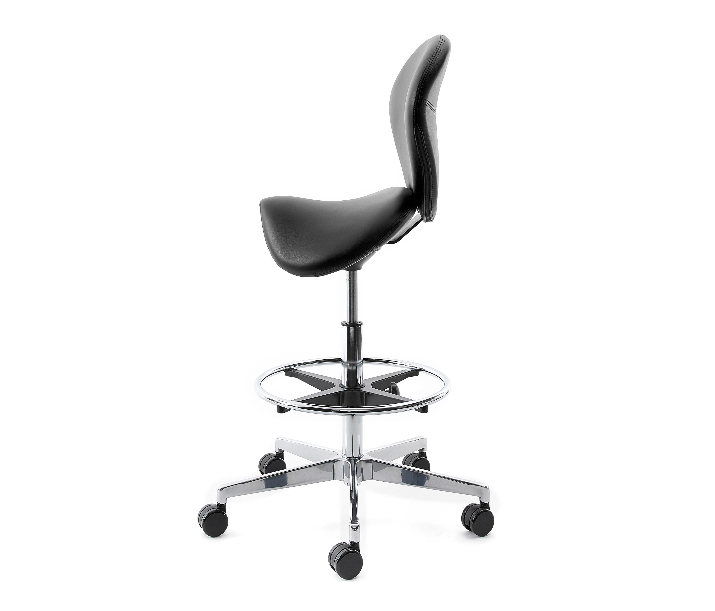 Lillus Sella Saddle Chair With Backrest And Footring Swivel