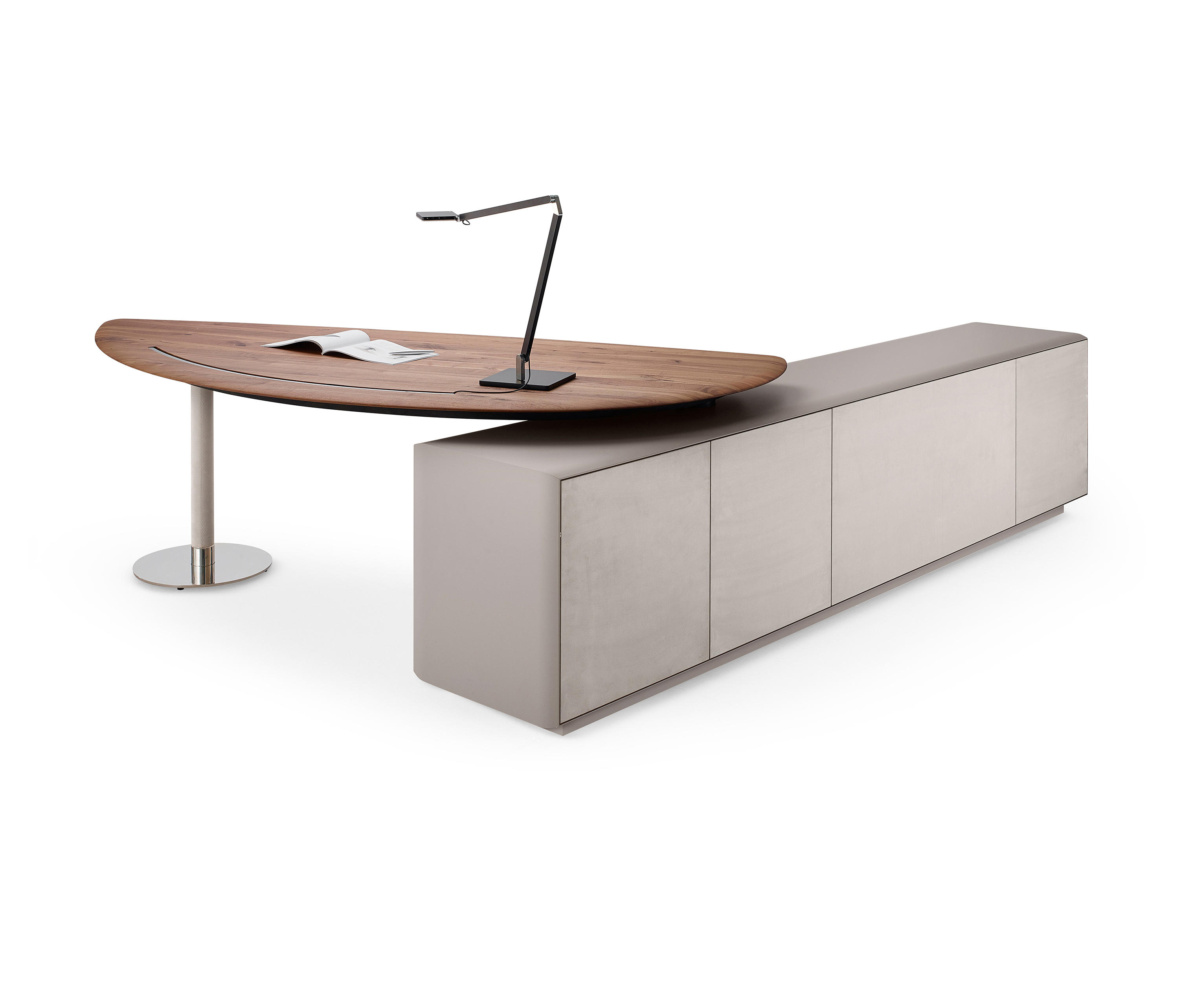 YOMEI Sideboard S100 Nussbaum Taupe