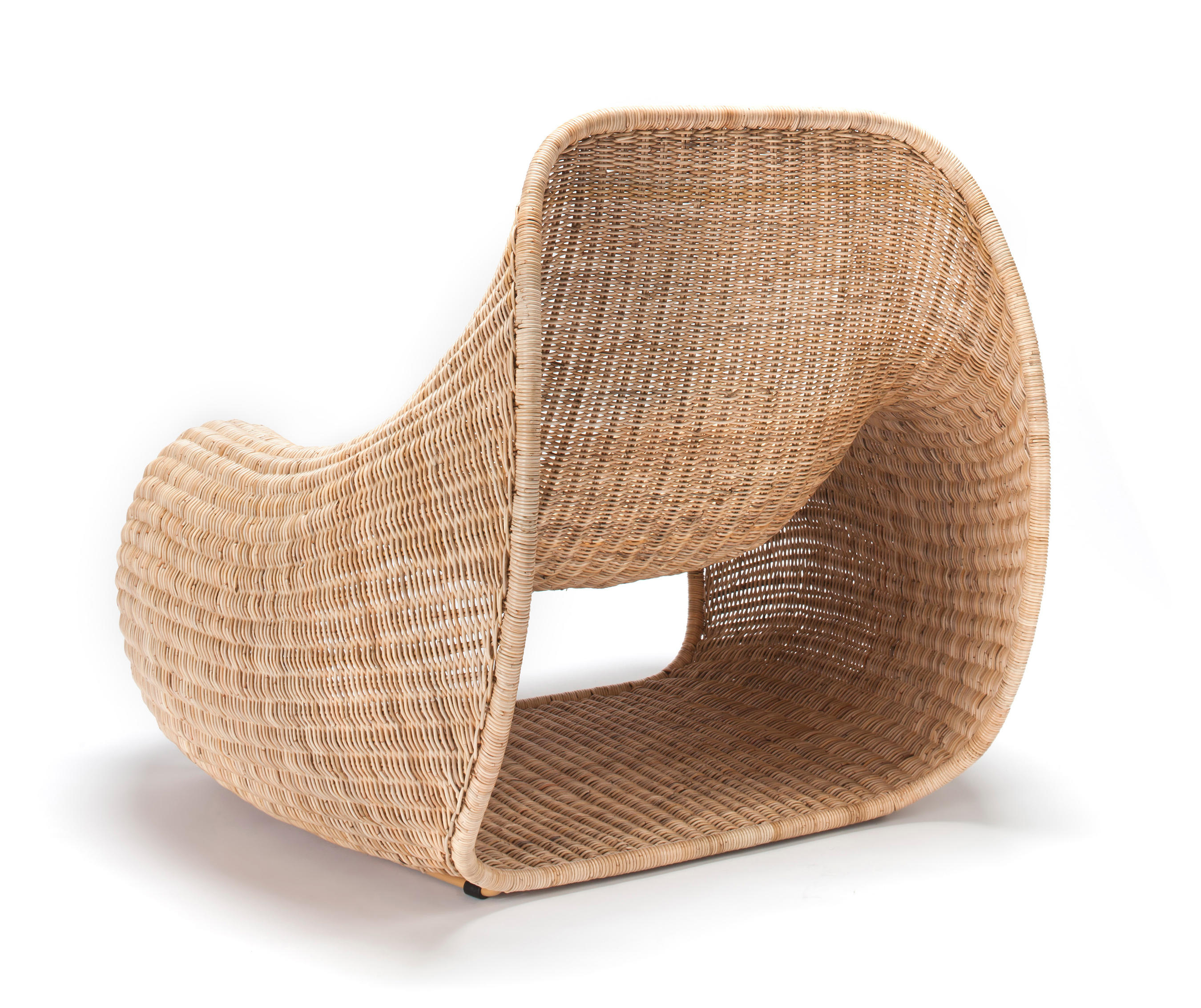 rattan snug chair