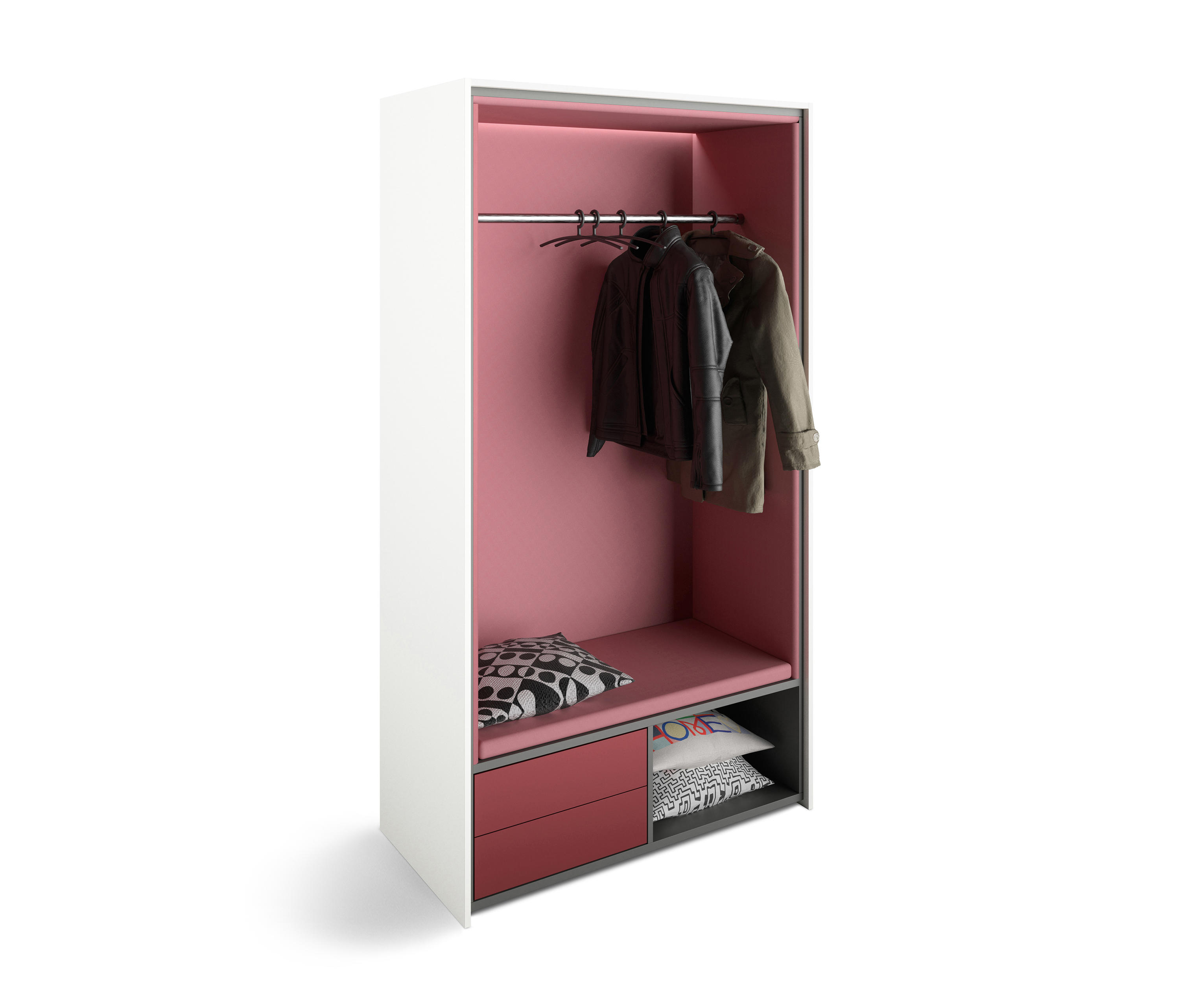 basic S Schrankkojen | Strandkorb mit Auszügen und Garderobe | Architonic