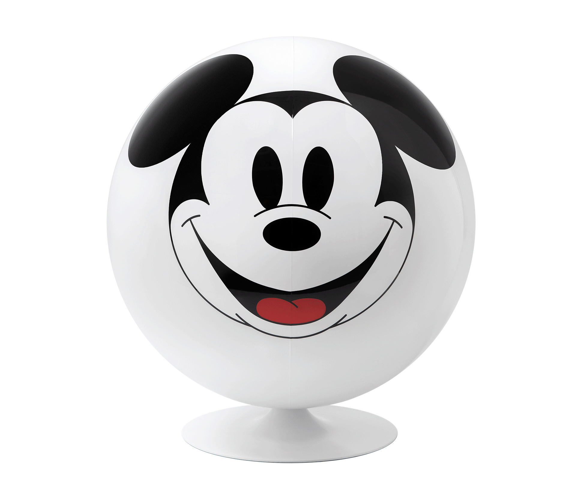 Ball Chair Mickey Mouse Upholstery Kvadrat Hallingdal 65 Black