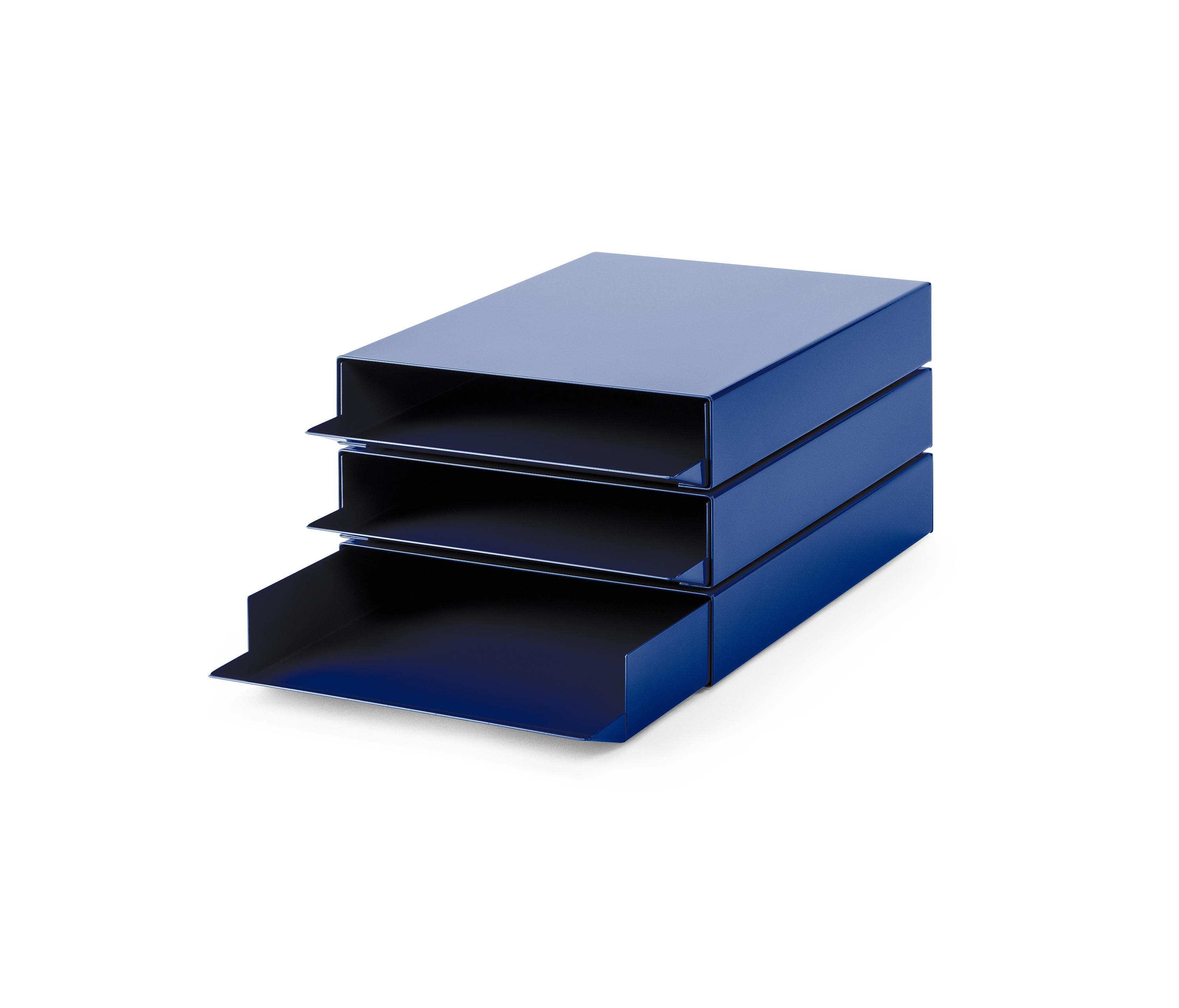 Stapler File Tray Stack Saphire Blue Ral 5003 Architonic