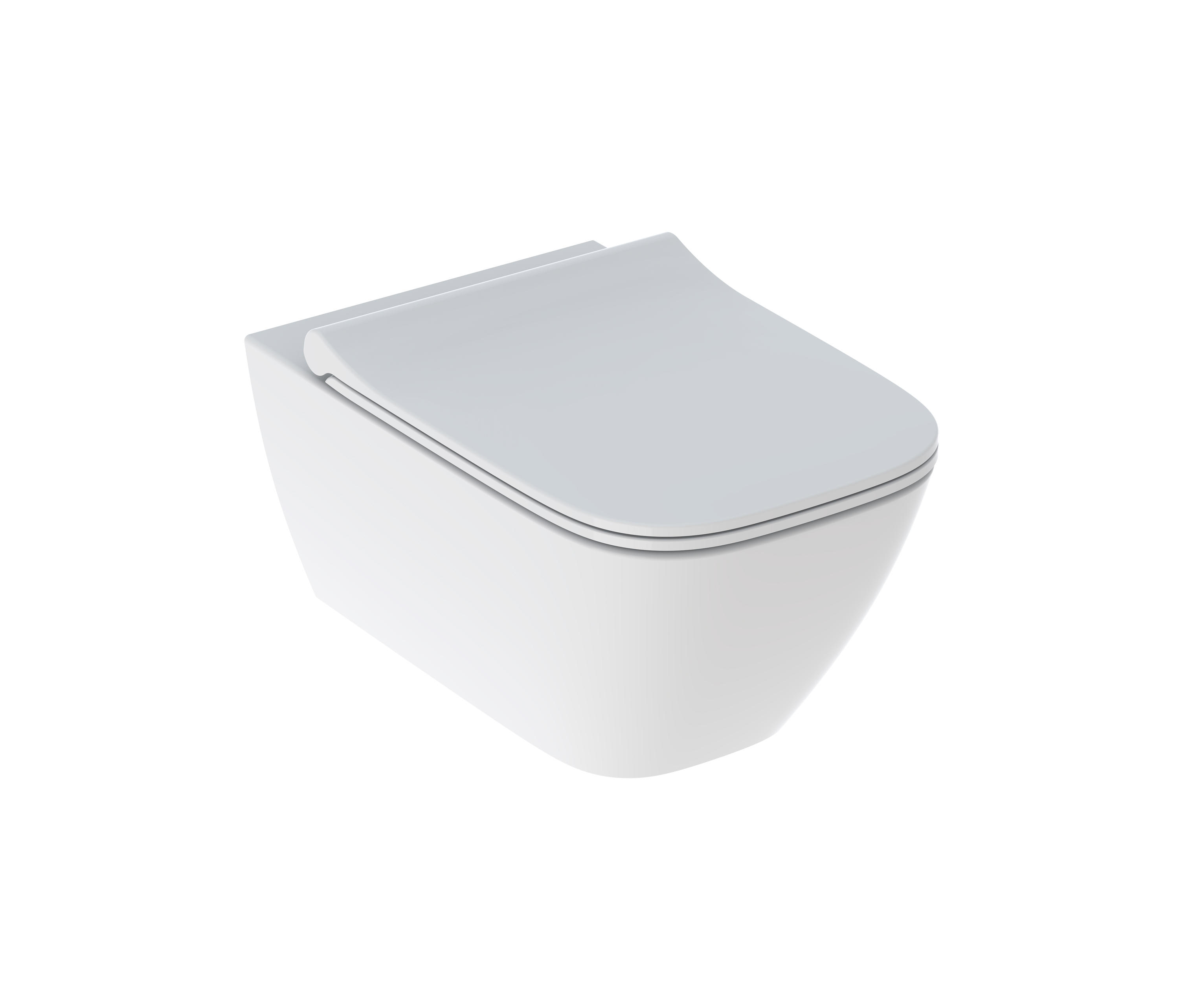 Geberit Smyle Abattant WC carré avec softclose topfix sandwich form blanc  500240011 - 500240011 