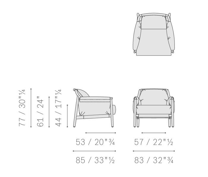 TIMES LOUNGE - Armchairs from Poltrona Frau | Architonic